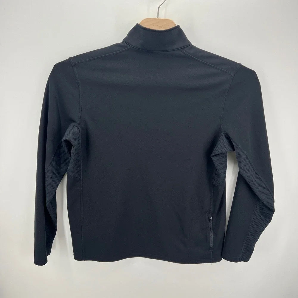 Nike West Point 1/4 Zip Pullover Mens Large Black Army Lacrosse Dri-FIT Atletics